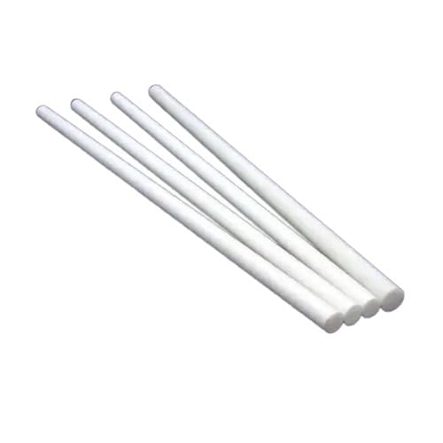 5 Stück weiße Fiberglasstäbe – 1 m lange, massive Glasfaser-Rundstäbe for Bogenzelte, Regenschirme und Heimwerkerprojekte, 0,8–5 mm(1.6x1000mm) von KPBRBYPBY