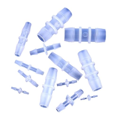 1,6~15,8 mm PP-Kunststoff-Direktverbinder for Aquarien, Luftpumpe, Belüfterschlauch, Pagodengelenk, Bewässerungswasserrohrverschraubungen, 5~200 Stück(7.9x7.9mm,20 Pieces) von KPCLLTQXG