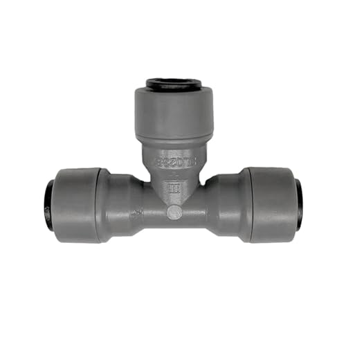 1 Stück Craft Beer Trachea Weinpfeife T-Typ Dreiwege-Schnellverbinder 2,5 Punkte 3 Punkte Schnellstecker Rohrverbinder(8mm) von KPCLLTQXG
