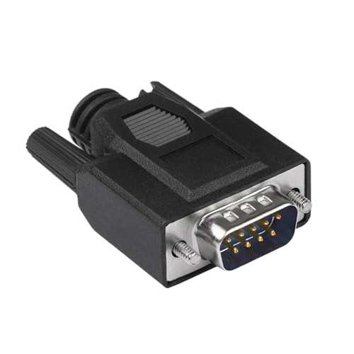 1 Stücke DB9 RS232 485 422 Schweißanschluss Männlich Weiblich Kopf Mit Shell Löten Typ Serieller Anschluss DIY PVC db9 Adapter(L-Male) von KPCLLTQXG