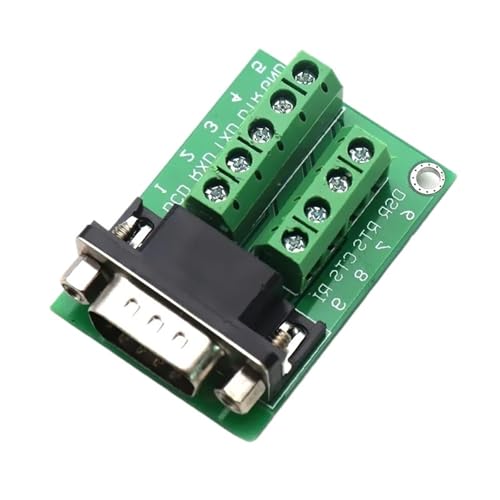 1 Stücke DB9 RS232 Seriell Zu Terminal D-Sub 9pin Lötfreie Anschlüsse Weiblich Männlich Adapter Stecker DR9 RS485 422 Breakout Board(Male) von KPCLLTQXG