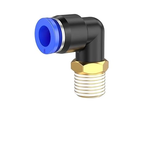 1 Stücke Pneumatische Luftanschluss Fitting PC/PCF/SL/PB/PX/PL 10mm 12mm 14mm 16 Gewinde M5 3/4 "1 2 weg Schlauch Armaturen Rohr Schnell Anschlüsse(PL,6MM_M5) von KPCLLTQXG