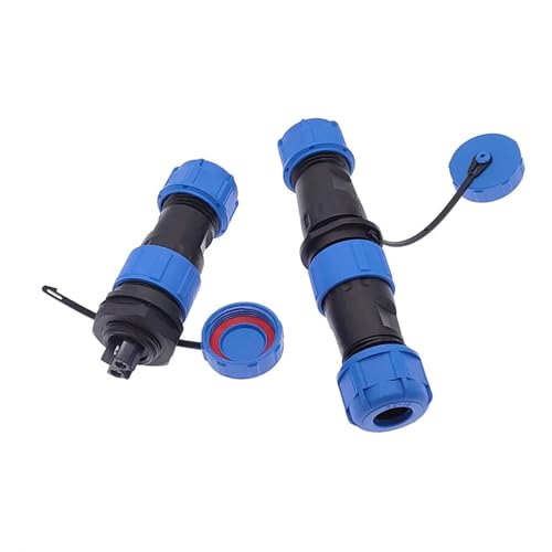 1 Stücke Schweißfreie Wasserdichte Steckdose IP68 SP17 Kabelstecker 2-polig 3-polig Männlich Weiblich Schraubanschluss(SL17-2D) von KPCLLTQXG