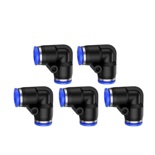10 stücke PV Ellenbogen Pneumatische Schnell Anschluss Kunststoff 4 6 8 10 12 14 16mm Rohr Luft Teile Rohr Push-In Wasser Schnell Anschluss(PV12,White) von KPCLLTQXG