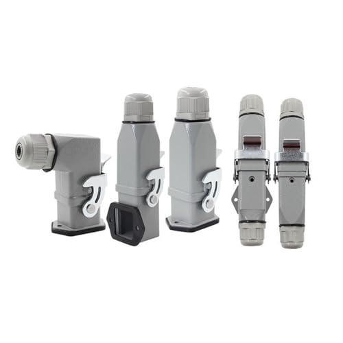 1Pcs HDC-HA-004 Heavy Duty Anschlüsse F/M 3 + 1 4 + 1 5 + 1 7 + 1pin 4/5/6/8pin 10A Industrielle Rechteckigen Verschiedene Installieren(UP,LINE CONNECTOR_FEMALE INSERT_8P) von KPCLLTQXG