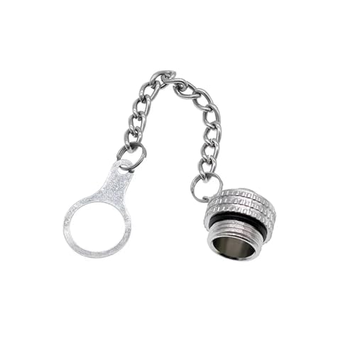 1Pcs M12 Stecker Staub Abdeckung M12 Innengewinde Außengewinde Metall Wasserdichte Abdeckung Buchse Schutz Abdeckung(Metal Outer Cover) von KPCLLTQXG