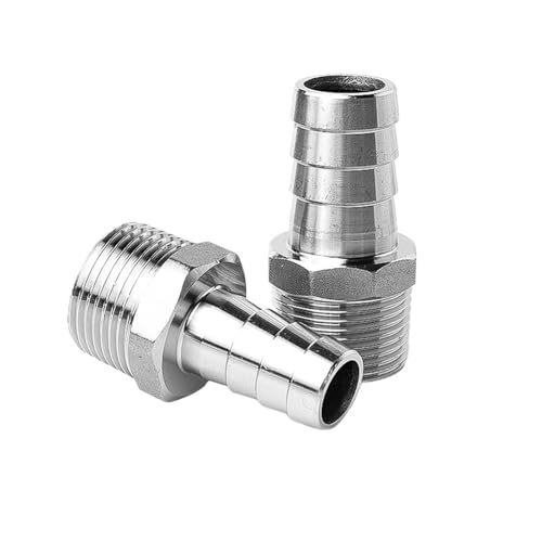 304 Edelstahl Sechskant-Hautanschluss Pagode Wasserrohr Hautanschluss Schlaucheinführung Joint Barb Hauteinführung Bambus(DN8-8MM) von KPCLLTQXG