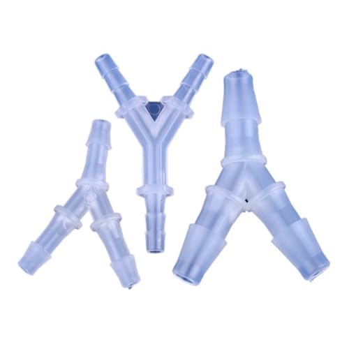 5~200 Stück 2,4~12,7 mm PP Y-Stil T-Stücke Aquarium Tank Luftpumpe Belüfter Schlauch Pagode Gelenke Bewässerung Wasserrohr Armaturen(2.4mm Small,5 Pieces) von KPCLLTQXG