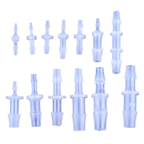 5 ~ 200 Stück 2,4 ~ 7,9 mm auf 1,6 ~ 6,4 mm PP-Pagodenreduzierung Direktverbinder Aquarium-Tankadapter Mikro-Bewässerungssystem Schlauchverbindungen (3,9 x 3,2 mm, 5 Stück) von KPCLLTQXG