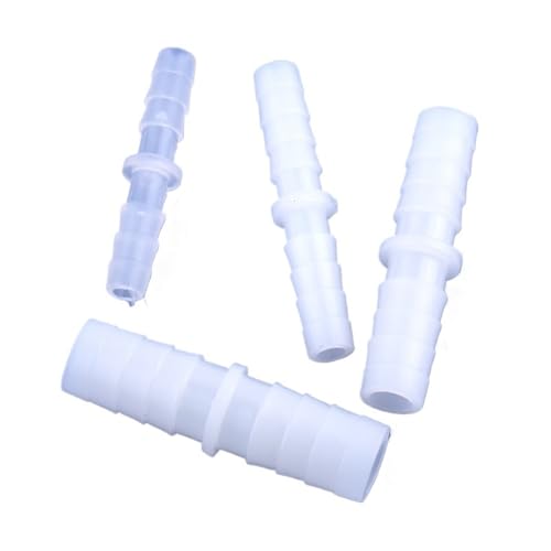 5~200 Stück 4,1~14 mm Lebensmittelqualität PP/PE Gleicher Durchmesser Direktverbinder Aquarium Luftpumpenschlauch Pagodenverbindung Wasserrohrverschraubungen(8-8mm PE,50 Pieces) von KPCLLTQXG