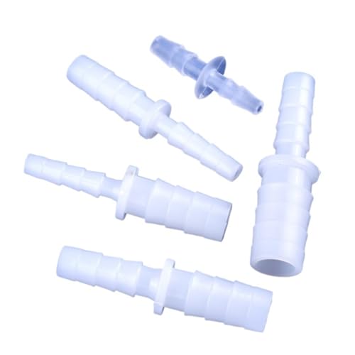 5 ~ 200 Stück 4 ~ 12 mm auf 2,4 ~ 9 mm PE-Kunststoff, Pagodenreduzierung, Direktverbinder, Aquarium-Tank-Luftpumpen-Adapter, Bewässerungsrohr, Schlauchgelenk (12 x 6 mm PE, 20 Stück) von KPCLLTQXG