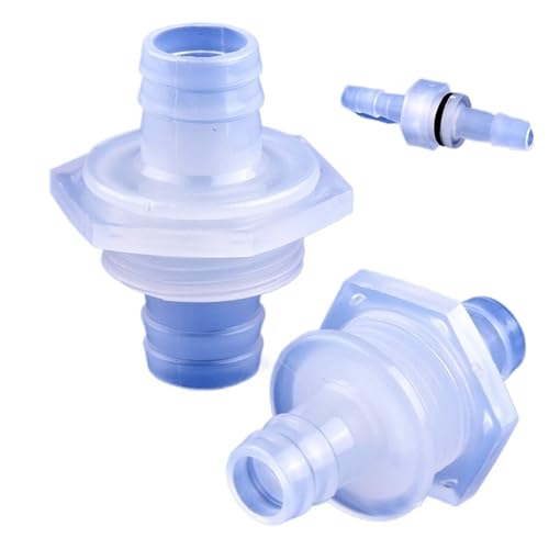 5 ~ 200 Stück G1/2 Zoll G3/4 Zoll 4 mm auf 20 mm Pagode Direktverbinder Aquarium Durchgangsverbindung Garten Bewässerung Wasserrohradapter (10-G3I4-10 mit Mutter, 200 Stück) von KPCLLTQXG