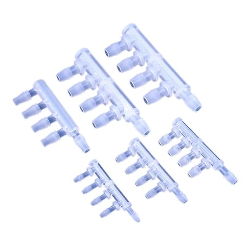 5~200 Stücke 2,4~9,5 mm Seite 5-Wege-Anschluss Gleicher Durchmesser Aquarium Tank Luftpumpe Schlauchverbindung Gartenbewässerung Wasserleitung Pagodenverbindungen(4.8mm,5 Pieces) von KPCLLTQXG