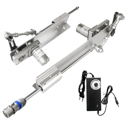 DC12V 24V Teleskop-Wippenantrieb Hub 3-15CM 6-20CM Untersetzungsgetriebemotor 3XLR-Anschluss Kolbenlinearantrieb(UK,2-8cm 45RPM,24V) von KPCLLTQXG