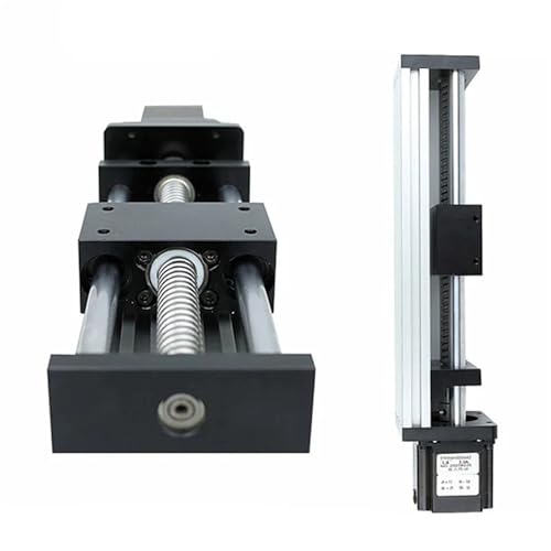 GGP Kugelumlaufspindel, 50–600 mm effektiver Hub, CNC-Linearführung, Bühnenschiene, Bewegungsschiebetisch, Kugelumlaufspindel-Antriebsmodul mit Motor(GGP1605,100mm) von KPCLLTQXG