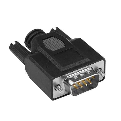 KPCLLTQXG 1 Stücke DB9 RS232 485 422 Schweißanschluss Männlich Weiblich Kopf Mit Shell Löten Typ Serieller Anschluss DIY PVC db9 Adapter(W-Male) von KPCLLTQXG