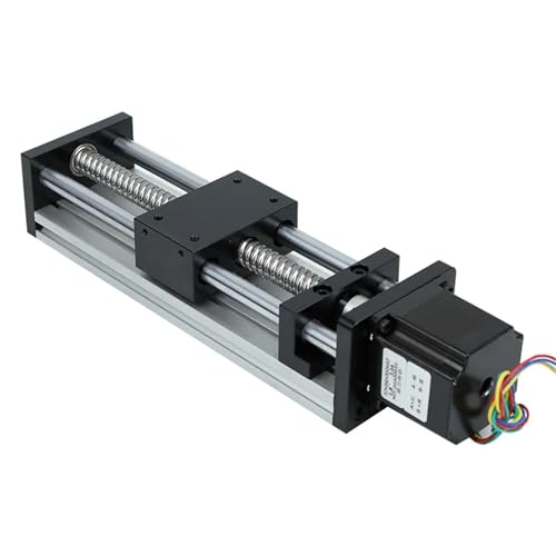 Linearführung GGP Kugelumlaufspindel-Schiebetisch, 50–400 mm effektiver Hub, Führungsschiene, XYZ-Achse, 23 Schrittmotoren, 3D-Drucker XYZ(SFU1610 Ball Screw,100MM) von KPCLLTQXG