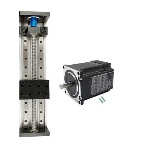 Linearschienenmotor-Kit CNC-Kugelumlaufspindel-Schiebetisch SFU1605 Nema23-Motor-Schiebetisch Linearführungsbühne XYZ-Achsen-Bewegungsmodul(2Nm All in one kit,200mm) von KPCLLTQXG