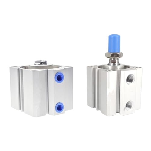 Luftzylinder SDA-Serie, 80 mm Bohrung, SDA80, pneumatischer Kompaktzylinder, 5–110 mm Hub (SDA80 x 90, Innengewinde) von KPCLLTQXG