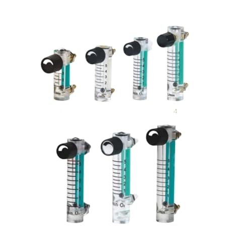 Sauerstoff-Durchflussmesser-Einstellsteuerung for 1,5 l/3 l/5 l/10 l transparenten Glas-Sauerstoffkammer-Durchflussmesser(0-3L 80mm Type 2) von KPCLLTQXG