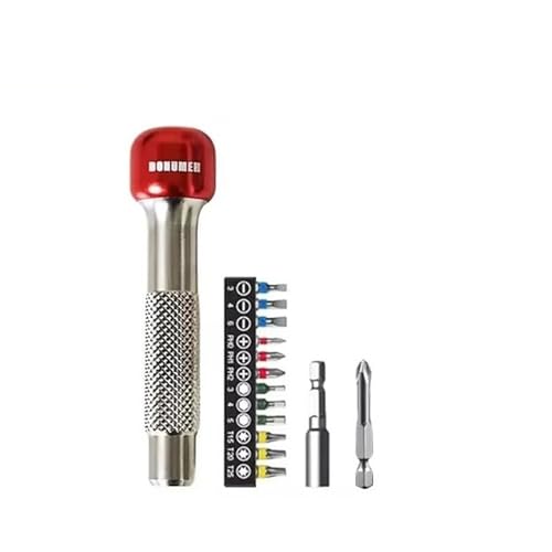 Sechskant-Ratschenschlüssel, 6,35 mm, Reparatur-Mini-Schraubendreher, automatisches Zweiwege-Werkzeug(DMT-008) von KPCLLTQXG