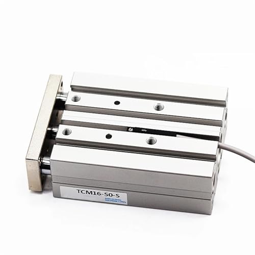 TCM TCM20 Kleiner pneumatischer dünner Dreistangenzylinder mit Führungsstange TCM20-10 TCM20-20 TCM20-25 TCM20-30 TCM20-40(TCM20-60) von KPCLLTQXG
