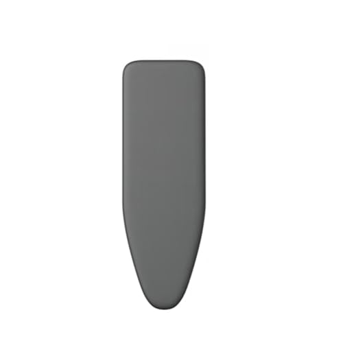 KPEGAXS Dickem Bügeltischbezug 120x38cm Baumwolle Bügelbrettbezug Mit Kordelzug Hitzebeständig 90x30cm 100x34cm 110x34cm Effizienten Bügeln(Black,120x38cm/48x15inch) von KPEGAXS