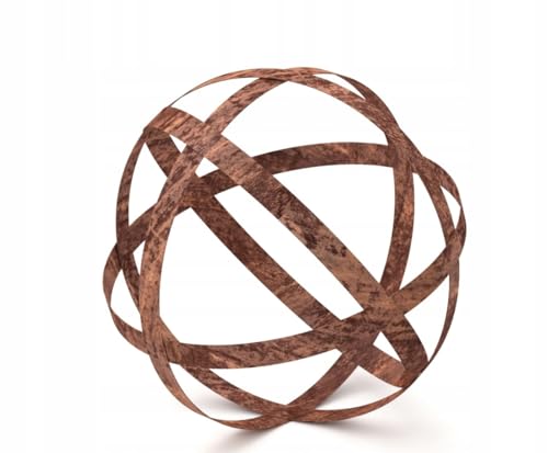 Kapaga - Gartenkugeln Rost - Kugeln für Außen - Deko Garten Vintage - Rost Deko Garten für Kerzen - Garten Deko Kugeln für Draußen - Kugel Außen - Sphärisches Muster - 20 cm Kapaga - Gartenkugeln Rost - Kugeln für Außen - Deko Garten Vintage - Rost Deko Garten für Kerzen - Garten Deko Kugeln für Draußen - Kugel Außen - Sphärisches Muster - 20 cm von KPGA KAPAGA HOME & GARDEN
