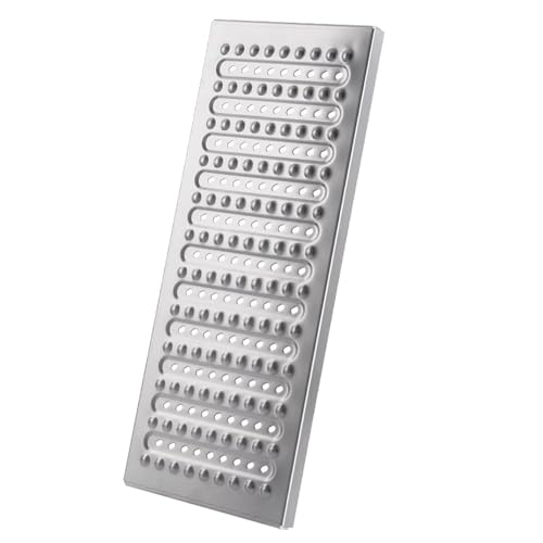 Abflussgitter Edelstahl-Grabenabdeckung, 2,5 Cm Dicke Abwassergitter Für Betonböden/Gehwege/Terrassen(58x20x2.5cm/22.83x7.87x0.98in) von KPHYMOD