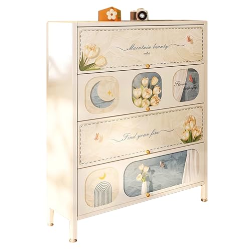 KPHYMOD Schuhschrank Stabiler Schuhschrank Mit 9 Etagen Und 4 Klapptüren | Verstellbare Regale Für Eingangsbereich Und Flur(90x138.5x35cm) von KPHYMOD