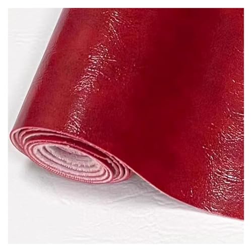 Kunstleder Reparaturset Selbstklebendes Leder-Reparatur-Patch-Set, Langlebiges Leder-Reparatur-Set, Vinyl-Leder-Reparaturband Für Möbel, Autositze, Couch, Sofa, Stuhl(Red) von KPHYMOD
