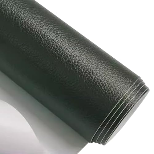 Kunstleder Selbstklebend Leder-Reparaturflicken, Selbstklebende Kunstlederflicken, Reparaturflicken Für Möbel, Couch, Autositze, Bürostühle, Sofa, Aufgearbeiteter Flicken(Green,19.7x54.3in) von KPHYMOD