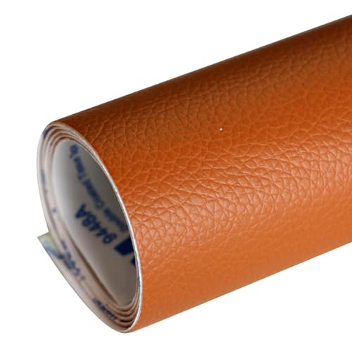 Kunstleder Selbstklebend Selbstklebendes Leder-Reparaturpflaster, Reparaturband Für Möbelleder, Reparaturpflaster Für Couch, Autositze, Bürostühle Und Sofas(Light brown) von KPHYMOD