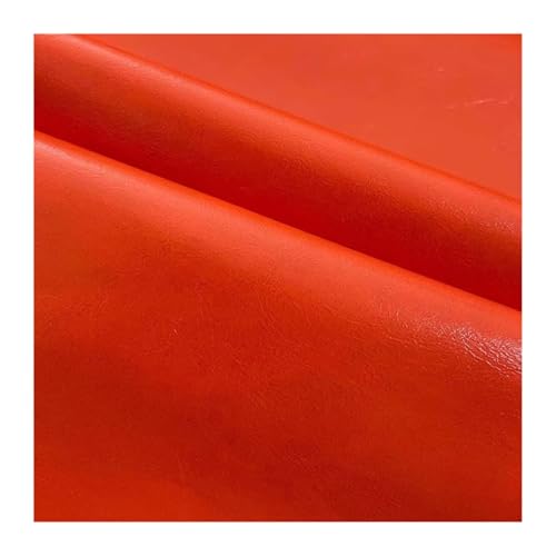 Kunstleder Selbstklebend Selbstklebendes Ledergewebe Zur Reparatur. Selbstklebendes Lederstuhl-Reparaturband Aus PU-Vinyl, Lederflicken Für Neupolstern Für Couch Und Autositz.(Orange) von KPHYMOD