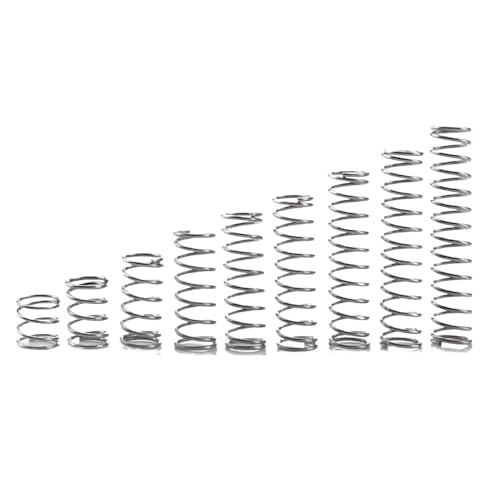10 Stück Druckfedern aus Edelstahl 304 – Drahtdurchmesser 0,6/0,7/0,8 mm, Außendurchmesser 5–50 mm, anpassbare Optionen verfügbar(0.6 x 7 x 25mm) von KPKPK