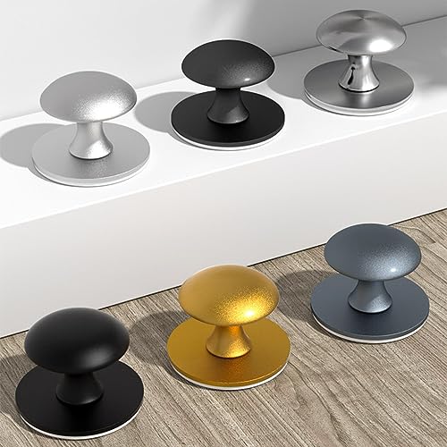 2er-Pack Edelstahlgriffe – selbstklebend for Glas-/Scheunen-/Küchentüren (Klebemontage)(Metallic) von KPKPK