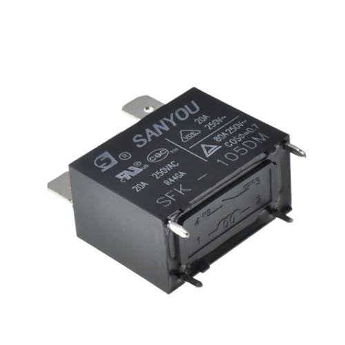 KPLYDSASTD 10 Teile/los Relais SFK-105DM 5VDC SFK-112DM SFK-112DMP 12VDC SFK-124DM SFK-124DMP 24VDC 20A 250VAC 4Pin Power Relais Kfz-Relais(SFK-105DM 5V) von KPLYDSASTD