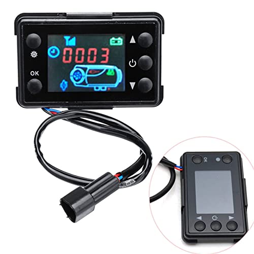 KPLYDSASTD 12V/24V Steuerplatine LCD Schalter Fernbedienung for Air Diesel Heizung 3-8KW Auto Standheizung Controller Board for Kofferraum Heizungskomponenten(12V 24V B) von KPLYDSASTD