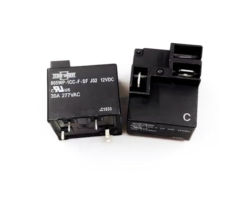 KPLYDSASTD 12V-Relais 805WP-1CC-F-SF J02 805WP-1CC-F-SF-J02 805WP1CCFSFJ02 12V 12VDC DC12V 30A 12VDC 5PIN Kfz-Relais(5PCS) von KPLYDSASTD