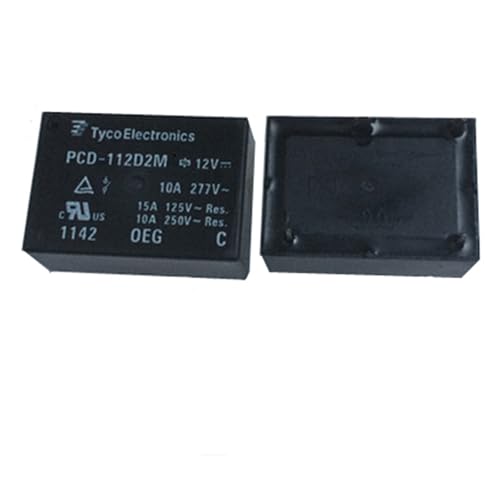 KPLYDSASTD 12V Relais PCD-112D2M PCD112D2M PCD 112D2M 12VDC DC12V 15A 4PIN Kfz-Relais(5PCS) von KPLYDSASTD