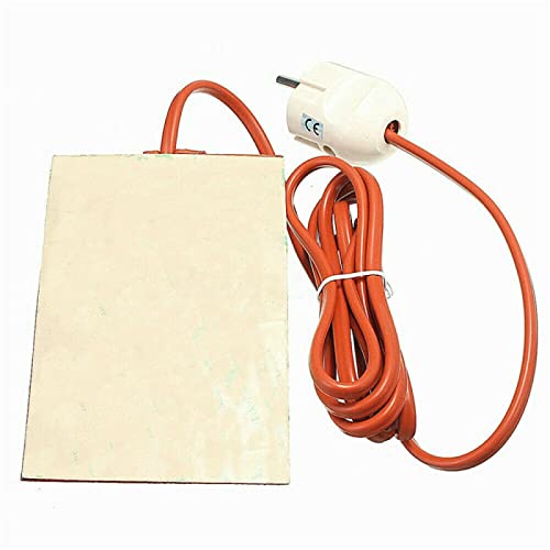 KPLYDSASTD 150W 220V Auto Wassertank Frostschutzheizung Silikonkautschuk Thermostat Heizplatte Ölwanne Hydrauliktank Heizplatte Mat Heizungskomponenten(US Plug) von KPLYDSASTD