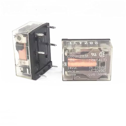 KPLYDSASTD 2 Teile/los Relais G6CU-2117P-US 3VDC G6CU-2117P-US 24VDC G6CU 2117P UNS 3VDC G6CU 2117P UNS 24VDC 8A 6PIN 3VDC 4VDC Kfz-Relais(G6CU-2117P-US 3VDC) von KPLYDSASTD
