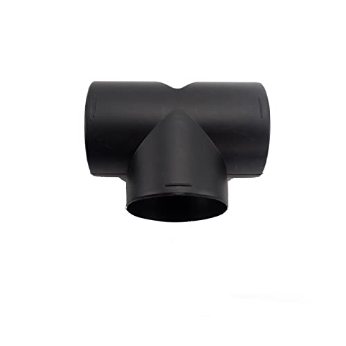 KPLYDSASTD 42/60/75 mm Auto Autoheizung TY Rohrkanal Warmluftauslass Schwarz Passend for Webasto Passend for Eberspacher Propex Park-Dieselheizung Heizungskomponenten(T Connector 75mm) von KPLYDSASTD