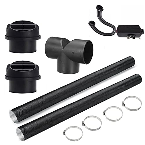 KPLYDSASTD 75mm Auto Auto Heizung Rohr Kanal Warmluftauslass Vent Schlauchschellen Set Fit for Webasto Fit for Eberspacher Propex Diesel Standheizungen 2021 Ne Heizungskomponenten(75mm T Type) von KPLYDSASTD