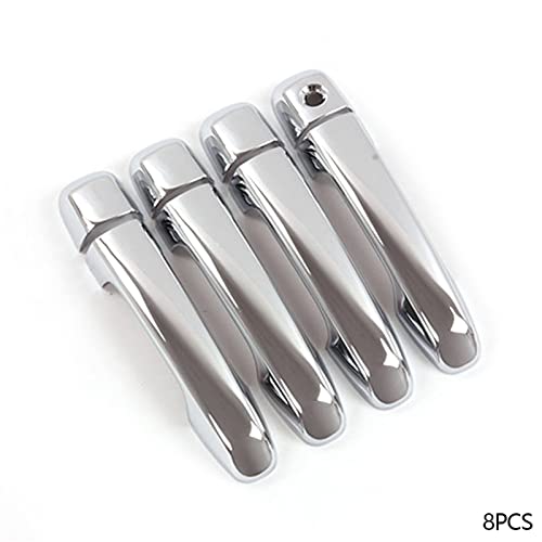 KPLYDSASTD 8 Teile/Satz Auto Türgriff Schutzhülle Abdeckungen Trim Set ABS Chrom Fit for Toyota Fit for Prado 150 Fit for Land Cruiser Fit for Prado J150 2010-2019 Äußerer Türgriff von KPLYDSASTD