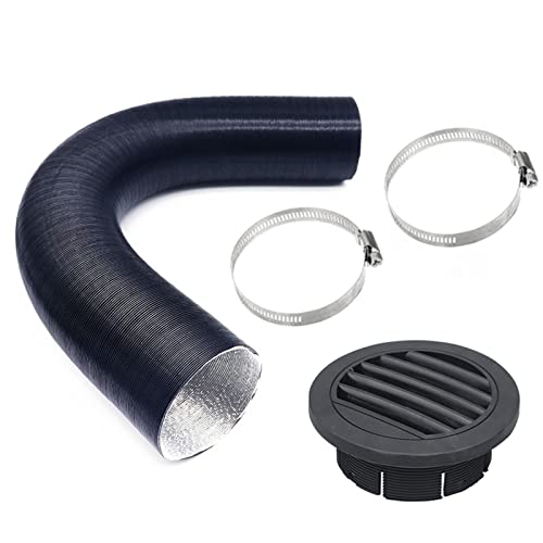 KPLYDSASTD 90 mm / 75 mm / 60 mm / 42 mm Diesel-Heizungskanal-Schlauchleitung Luftkanal-Entlüftungsauslass-Schlauchklemme Passend for Webasto Passend for Eberspach Diesel-Standheizung Heizungskomponen von KPLYDSASTD