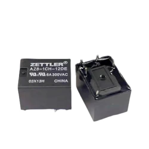 KPLYDSASTD AZ8-1CH-12DE AZ8 1CH 12DE 12V 6A 5-Fuß-Relais Kfz-Relais(5PCS) von KPLYDSASTD