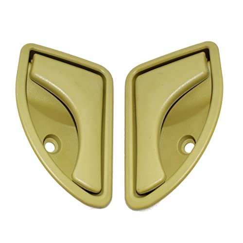 KPLYDSASTD Autoinnenraum Türinnengriff vorne Links und rechts passend for Renault 1997-2007 passend for Kangoo & amp;Passend for Twingo 1997-2003 8200247802,8200247803 Türinnengriff(BEIGE Left Right) von KPLYDSASTD