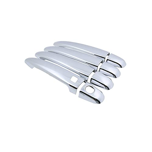 KPLYDSASTD Chrom Griffe Abdeckung Trim Set Fit for Toyota Fit for Sienna XL20 20 2004~2010 Zubehör Aufkleber Auto Styling 2005 2006 2007 2008 2009 Äußerer Türgriff(1 Smart Button) von KPLYDSASTD