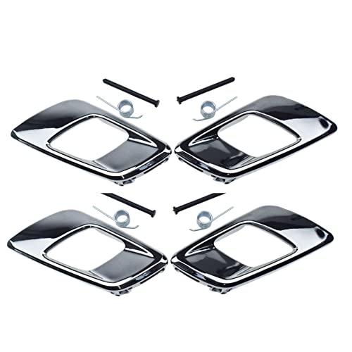 KPLYDSASTD Chrom-Innentürgriffverkleidung vorne hinten Links rechts passend for Ford passend for Ranger T6 2012-2021 & amp;Fit for Everest 2015-2021 &Passend for Mazda BT-50 2012-2020 Türinnengrif von KPLYDSASTD